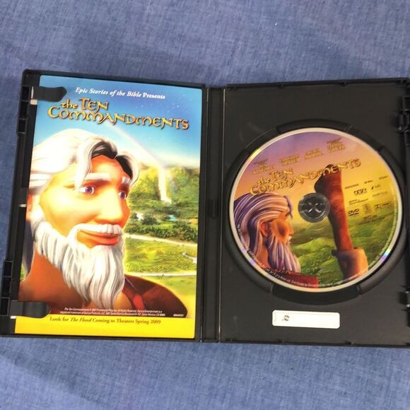 The Ten Commandments DVD Animated Movie Christian Childrens Film - Picture 3 of 4